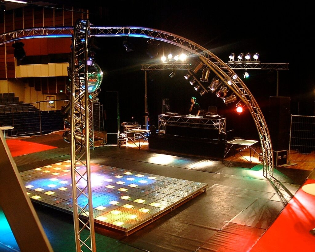 dansvloer voor bedrijfsfeest