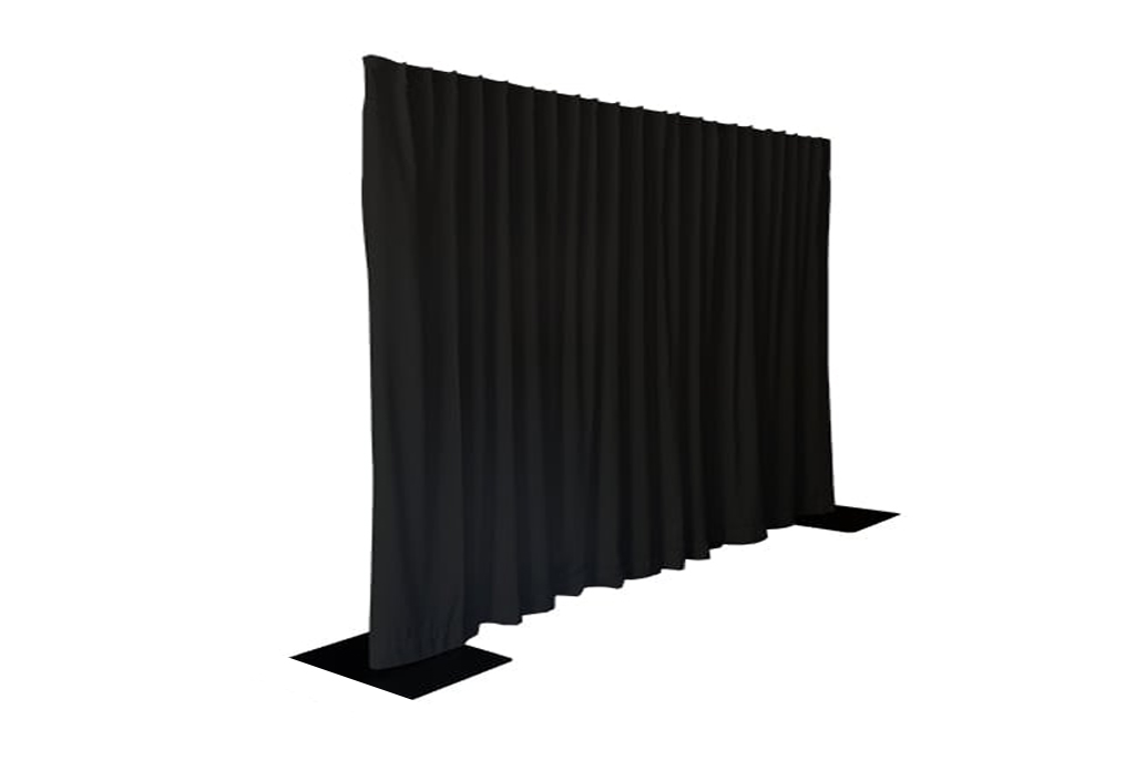 Pipe and drape clipperms partyverhuur